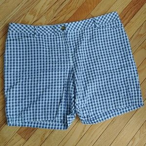 Land's End gingham shorts